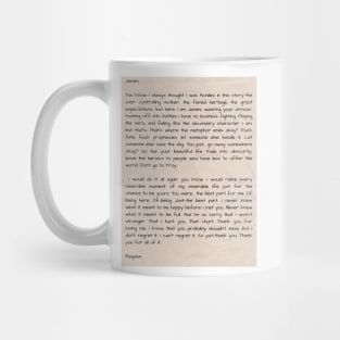 Regulus' words to James from the cave in letter form (Choices) Mug